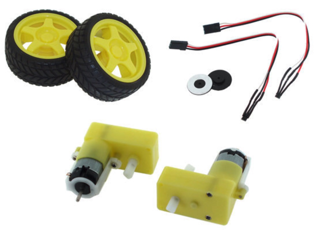 Dagu RS04 Motors, Wheels and Encoders kit